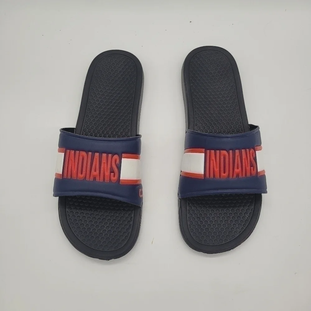 Cleveland Indians Men's Slides XL 13-14